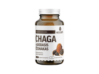 ECOSH CHAGA JUODASIS ČESNAKAS, 90 kapsulių