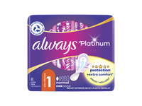Higieniniai paketai ALWAYS Platinum Normal, S1, 8 vnt.