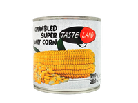 Konservuoti kukurūzai TASTE LAND, saldūs, 340g/285g