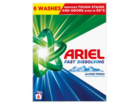 Skalbimo milteliai ARIEL Alpine Fresh, 6 skalb., 330 g.