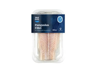 Atšildyta pangasijų filė (lot. Pangasianodon hypophthalmus), 180 g
