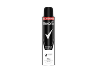Vyriškas purškiamas dezodorantas REXONA INVISIBLE ON BLACK+WHITE, 200 ml