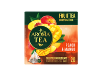Vaisinė arbata AROMA TEA persikų ir mangų sk., 40 g