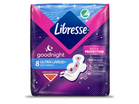 Higieniniai paketai LIBRESSE NIGHT 8 vnt