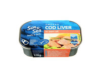 Rūk.menkių kepenėlės aliej. SUN&SEA, MSC 120g