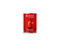 Konservuoti pomidorai ROSSO GARGANO, lupti, skard.400 g