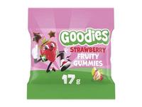 Vaisiniai guminukai braškių skonio GOODIES, 17g