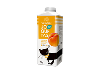 Jogurtas VILKYŠKIŲ, persikų ir  abrikosų skonio, 2% riebumo, 750 ml, tetratop