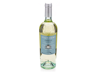 Baltasis pusiau sausas vynas MANIERI GRILLO DOC 13%, 0,75 l