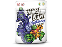 Vaisinės mėlynių juostelės VERI BERI, 50g
