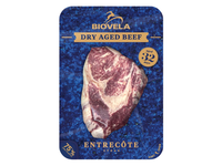Sausai brandintas jautienos antrekotas BIOVELA, 220 g