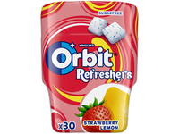 Kramotomoji guma ORBIT REFRESHERS STRAWBERRY LEMON, 67 g