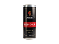 Alk. kokt. CARIBBA RUM & COLA, 4,5 %, 0,25 l