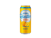 Nealkoholinis alaus kokteilis UTENOS Radler Mango, 0,5 l, skardinė D