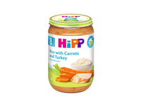 Ekol. ryž. mork. kal. tyr. HIPP, 8 mėn, 220 g