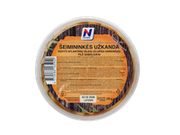 Sūdyta atlantinių silkių filė ŠEIMININKĖS UŽKANDA, 210 g