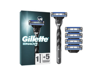 Vyriškas sisteminis skustuvas GILLETTE MACH3, 5 galvutės, 1 vnt.