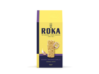 Sūrio trapučiai ROKA Gouda, su svogūnais ir česnaku, 60 g