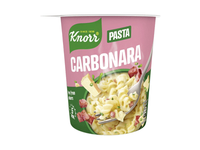 Greitai paruošiami makaronai KNORR su karbonarišku padažu, 55 g