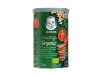 Ekol.aviž.trapučiai GERBER su pomidorais ir mork. (10+mėn.), 35 g