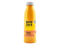 Nepasterizuotos melionų, mangų ir ananasų sultys SUN 365, 500 ml