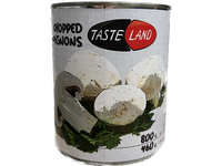Konservuoti pievagrybiai TASTE LAND, pjaustyti juostelėmis, 800/460 g