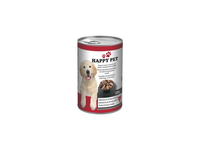 Konserv. šunų ėdalas HAPPY PET su jautiena, 1,25kg