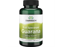 SWANSON GUARANA, 500 mg, 100 kapsulių