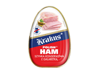 Konservuotas kiaulienos kumpis KRAKUS PREMIUM, 455 g