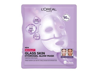 L'OREAL PARIS REVITALIFT GLASS SKIN hidrogelio veido kaukė, 25 g