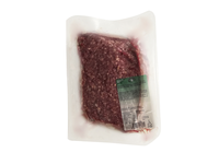Smulkinta jautiena brandinta riebumas ne didesnis kaip 10% vakuume po 2.0kg