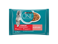 Šlapias ėd. katėms One Sterilcat lašiša 4x85g