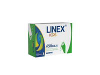 Gyvos pienos rūgšties bakterijos LINEX KIDS 1,5g, 10 paketėlių