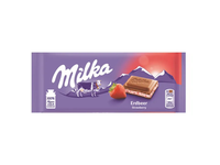 Šokoladas Milka Strawberry 100g