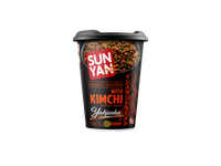 Greitai paruošiami makaronai SUN YAN YAKISOBA, kimčių skonio, 85 g