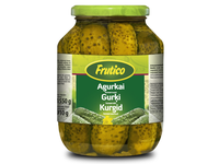 Marinuoti agurkai FRUTICO, 1,55 kg / 0,91 kg