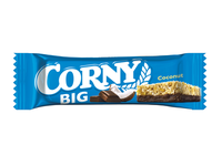 Javainių batonėlis CORNY Big, kokosinis su šokoladiniu glaistu, 50 g