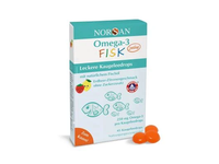 NORSAN OMEGA-3 KIDS Jelly braškių/citrinų skonio guminukai, N45
