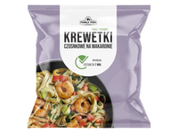 Makaronai su krevetįmis ir česnakais (šaldyti), 400 g