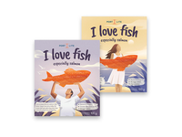 Atlantinių lašišų filė I LOVE FISH (2 rūšių), 100 g