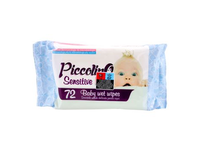PICCOLINO BABY BLUE SENSITIVE drėgnos servetėlės (72 vnt.)