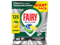 Indaplovių kapsulės Fairy Platinum All in One’i Lemon, 125 vnt.