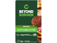 Šaldyti veganiški paplotėliai mėsainiams BEYOND MEAT Beyond Burger, žirnių pagrindo, 2 x 113g