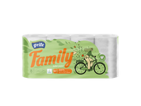Tualetinis popierius GRITE Family, 3 sluoksnių, 8vnt