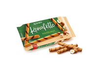 Vafliniai Vamzdeliai “KONAFETTO” su Riešutiniu Įdaru, 140g