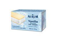 Vanilės skonio valgomieji ledai AURUM, 180 ml