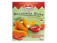 Mozzarella lazdelės su padažu COBURGER, 300 g