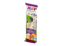 Ekologiškas bananų, obuolių sulčių ir aviečių batonėlis (nuo 1 metų ) HIPP, 20 g