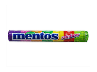 Kramtomieji saldainiai MENTOS RAINBOW, vaisių skonio, 37.5 g