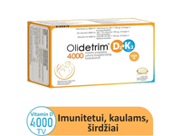 OLIDETRIM 4000 D3 + K2 OMEGA-3, 30 minkštų kapsulių